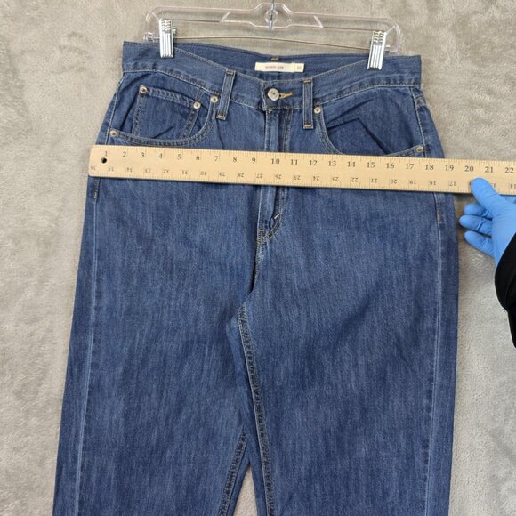 Levis 80s Mom Jeans Womens 30x30 Blue High Rise Tapered Leg Denim 100% Cotton - Picture 5 of 13